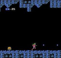 une photo d'Ã©cran de Metroid sur Nintendo Nes